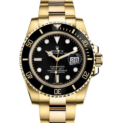 black & gold rolex